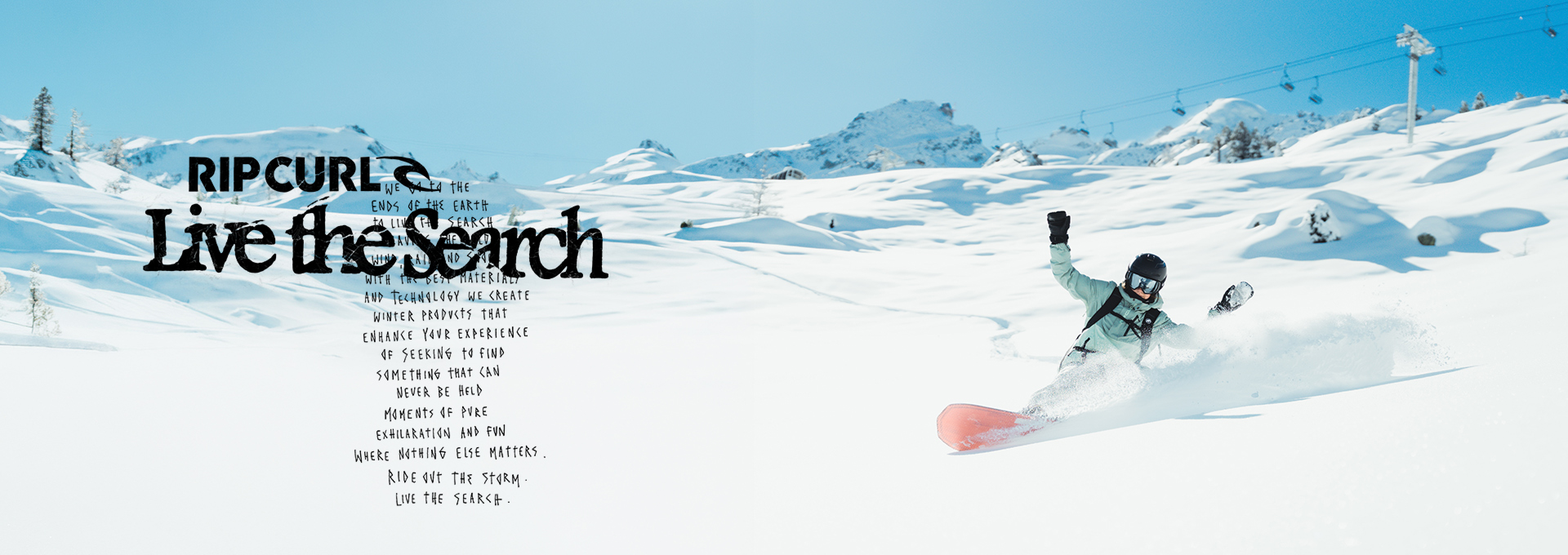 Rip Curl - hecha para la montaña